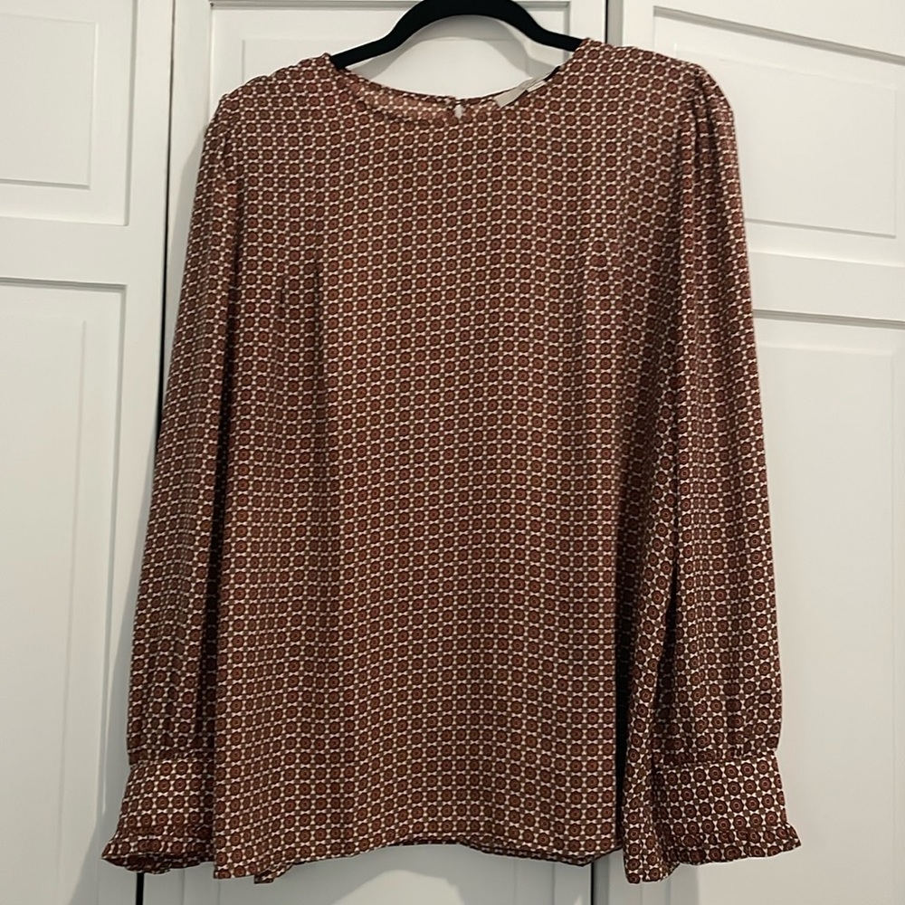 *clearance make an offer* Geometric LOFT Blouse
